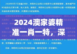 2024澳家婆精準(zhǔn)一肖一特，深度解析精選版QRI748.52解讀