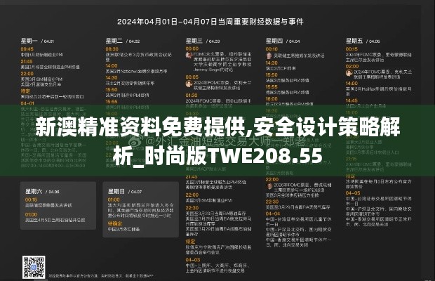 新澳精準資料免費提供,安全設(shè)計策略解析_時尚版TWE208.55