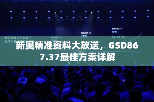 新奧精準(zhǔn)資料大放送，GSD867.37最佳方案詳解
