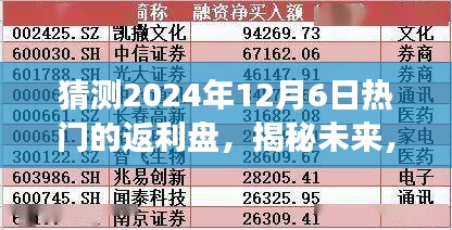 揭秘未來(lái)，預(yù)測(cè)2024年熱門返利盤(pán)趨勢(shì)展望及熱門返利盤(pán)猜測(cè)（獨(dú)家解析）