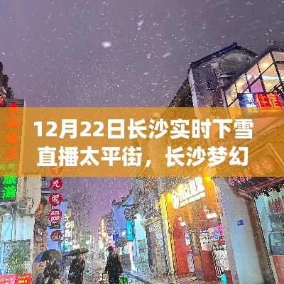 長沙夢幻飄雪日，太平街實時下雪直播絕美呈現(xiàn)
