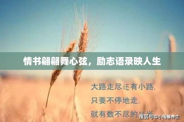 情書翩翩舞心弦，勵(lì)志語錄映人生