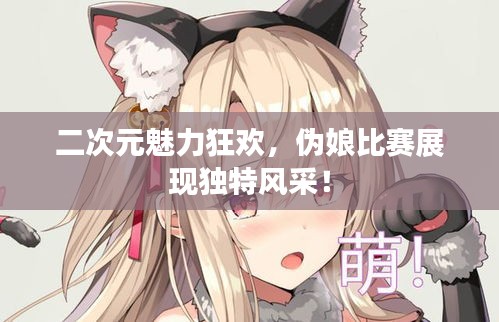 二次元魅力狂歡，偽娘比賽展現(xiàn)獨特風(fēng)采！