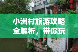 小洲村旅游攻略全解析，帶你玩轉(zhuǎn)這座魅力村落！