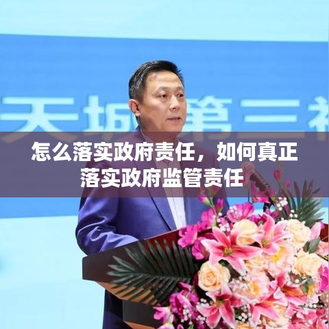 怎么落實政府責(zé)任，如何真正落實政府監(jiān)管責(zé)任 