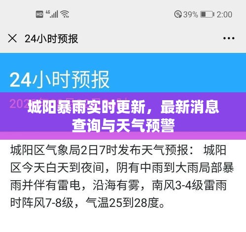城陽(yáng)暴雨實(shí)時(shí)更新，最新消息查詢與天氣預(yù)警