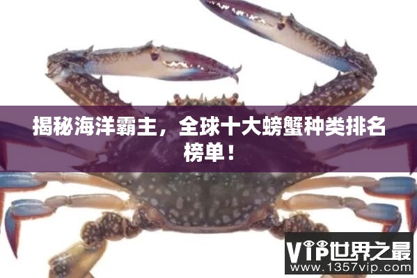 揭秘海洋霸主，全球十大螃蟹種類排名榜單！