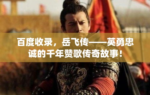 百度收錄，岳飛傳——英勇忠誠(chéng)的千年贊歌傳奇故事！