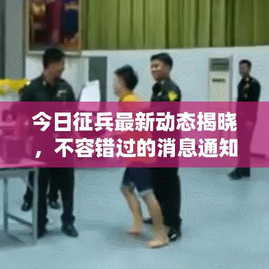今日征兵最新動(dòng)態(tài)揭曉，不容錯(cuò)過的消息通知！