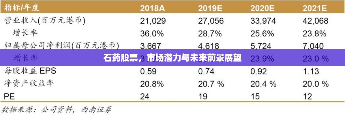 石藥股票，市場(chǎng)潛力與未來(lái)前景展望